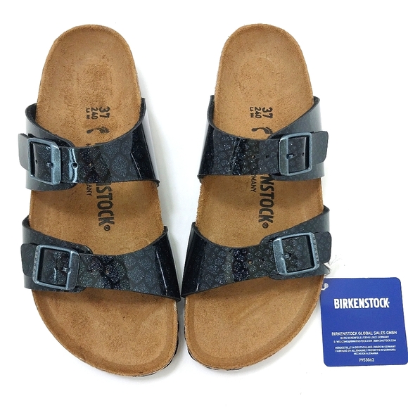 Birkenstock Shoes - Birkenstock Arizona Snake Glimmer Glitter Sandals, Size 6